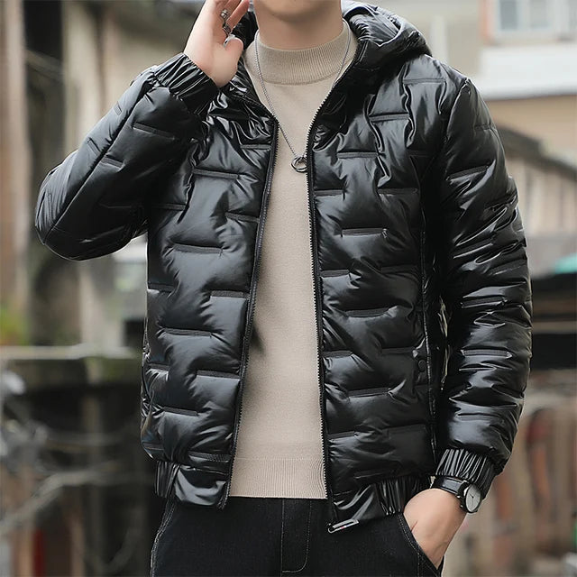Imported Metal Look Insulation Punched Jackets for Men Deeds.pk