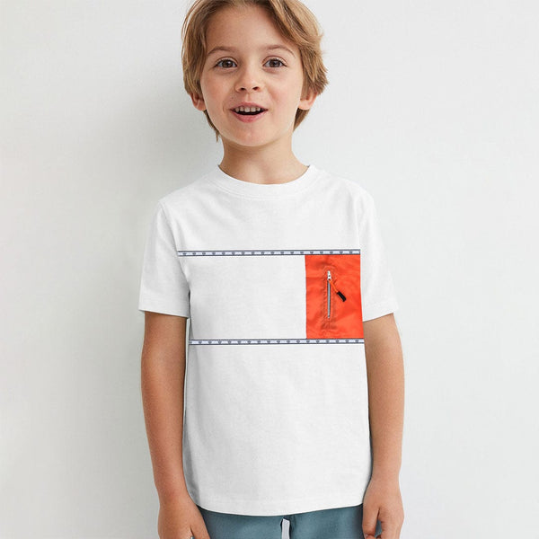 Jupiter Kids Parachute Pocket Tee Shirt 7-14 Years