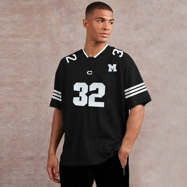 Jupiter Sporty Style Oversized No 32 Baseball Tee Shirt