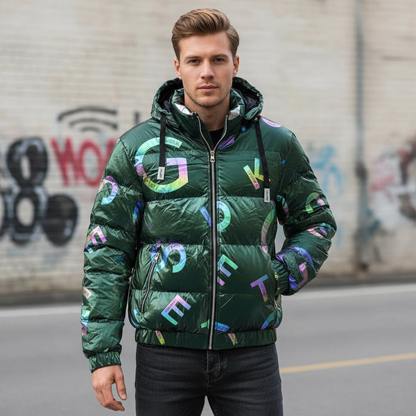 Imported Multi Gloss Heavy Fashion Hooded Jackets Parka