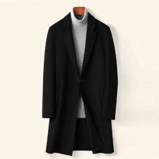 Imported Fashionable Wool Business Coat For Men