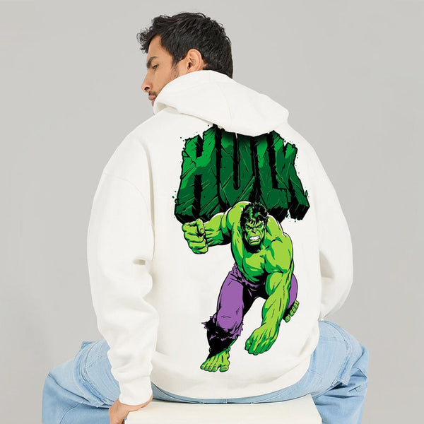 Jupiter Hotep Oversized Hulk Smash Printed Hoodie