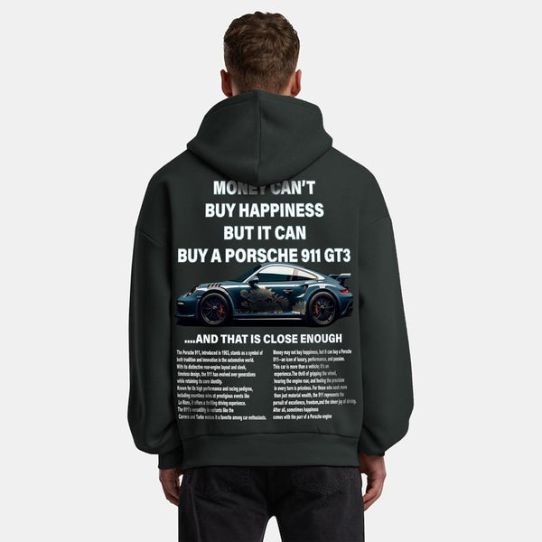 Jupiter Hotep Oversized Porsche Gt3 Printed Hoodie