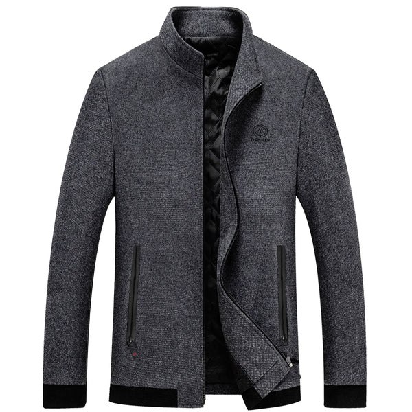 Imported Woolen Quilted Lining Jacket For Men
