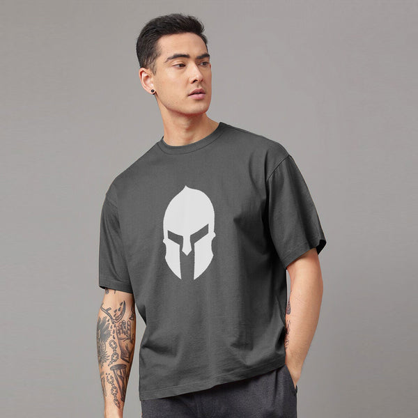 Jupiter Men's Oversized Off Shoulder Magneto Print Tee Shirt