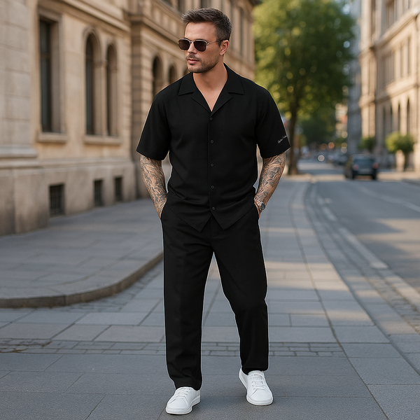 Jupiter Lux Fit Celebrity Unisex French Pique  Coord Set