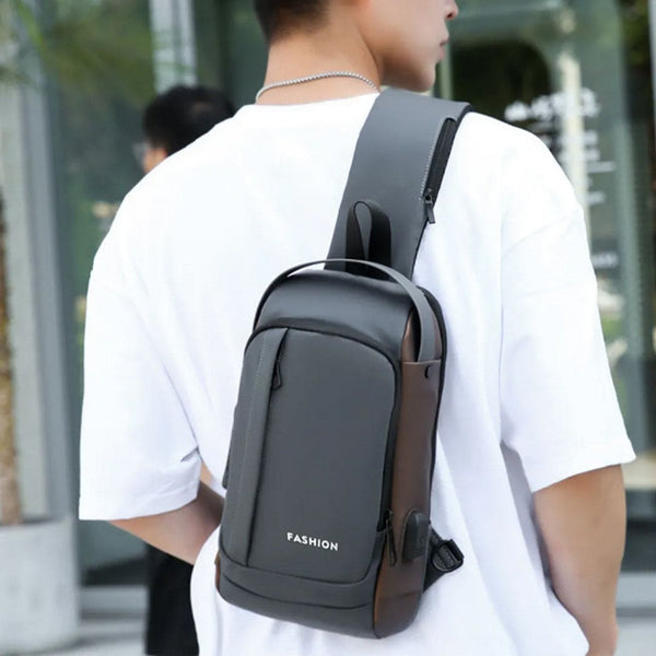 Imported Smart Usb Charging Large Storage Shoulder Bag