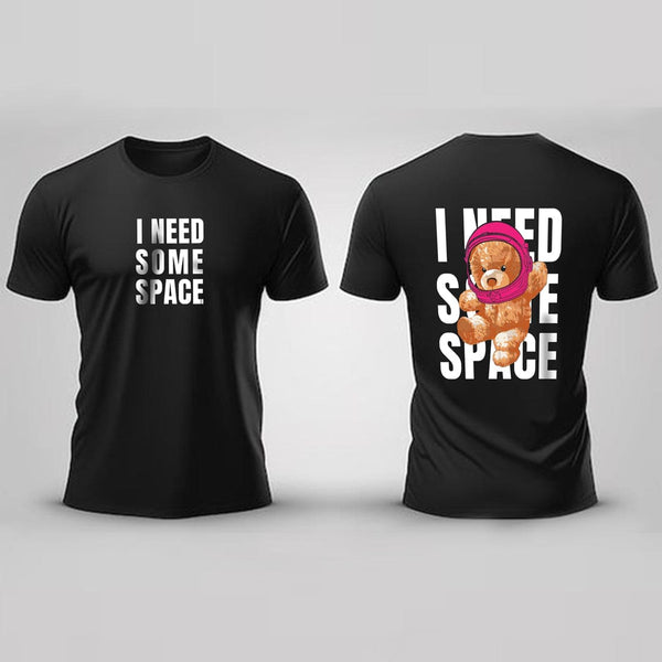 Jupiter Need Some Space Cotton Graphic Tee For Men