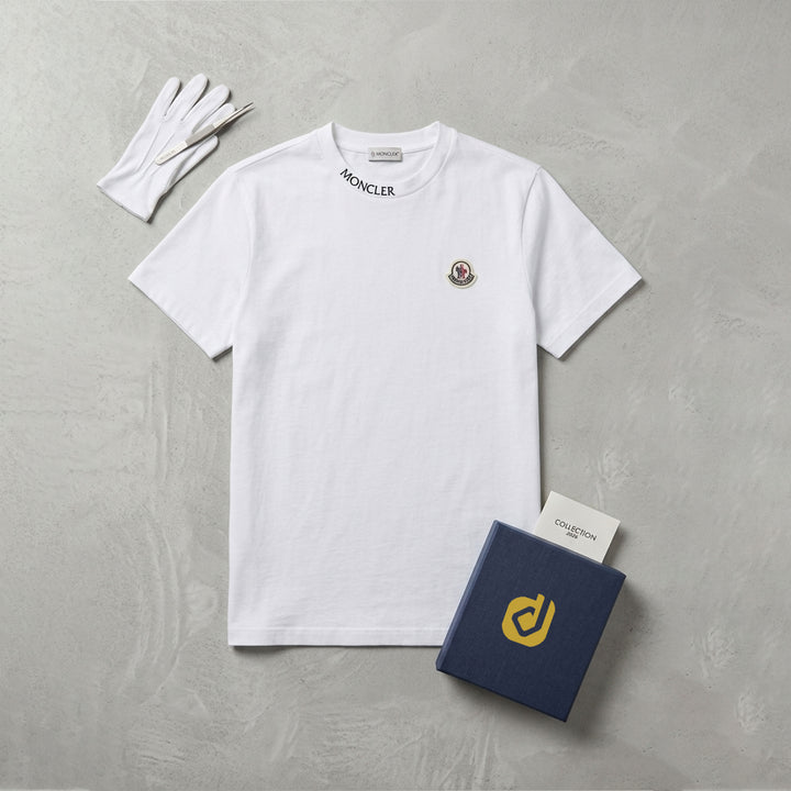 Embroidered Neck Premium Logo Tee For Men