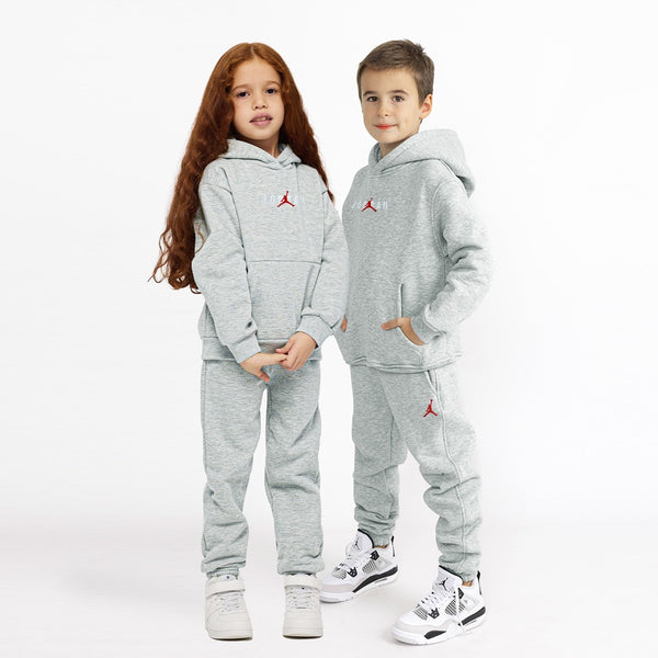Jupiter Fly High Density Stylish Logo Classic Soft Unisex Fleece Track Pair For Kids(3-10 Years)