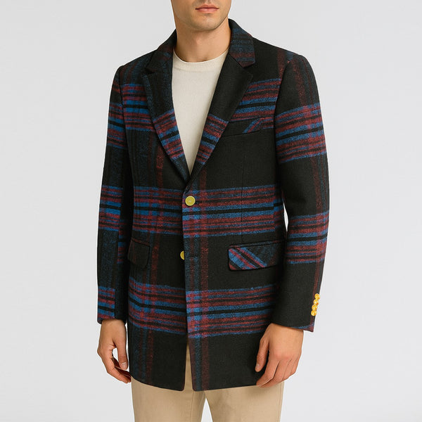 Imported Prestige Winter Woolen Business Long Coat For Men