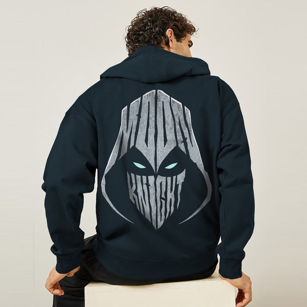 Jupiter Hotep Oversized Moon Knight Printed Hoodie