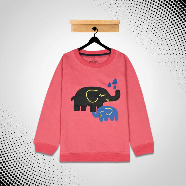 kid's Elephant Printed  SweatShirt (1 YEARS to 12 YEARS)
