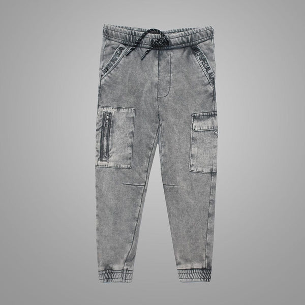 Kids Stone Wash Terry Trouser (3 Years to 11 Years )