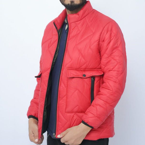 Jupiter Stand Collar puffer Jacket with Patch pockets ( With Minor Fault )