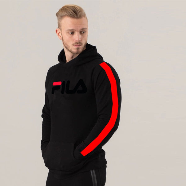 Top-Tier Daniele Panel Vogue Black  Hoodie