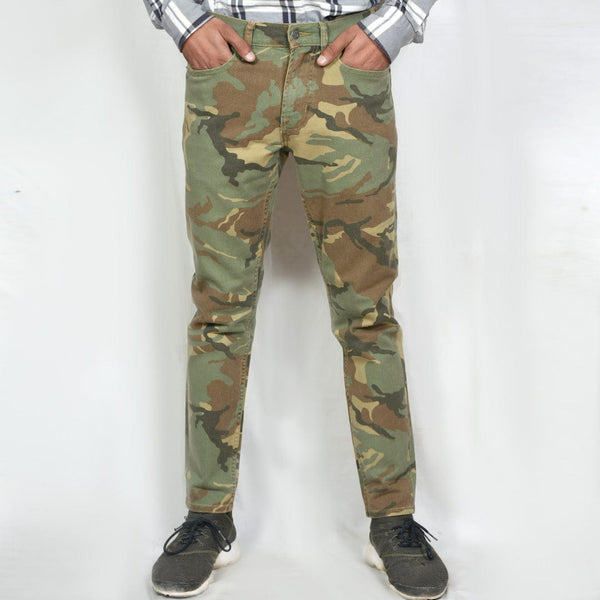 Men Relaxed Slim Taper Camo Pant (W30 to W50)