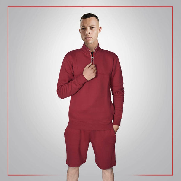 PARAGON RED TRACKSUIT WITH SHORTS