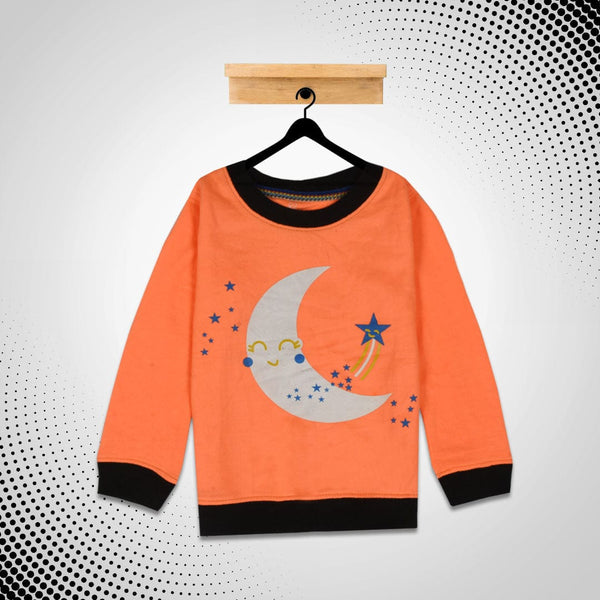 kid's Moon Star Printed SweatShirt (1 YEARS TO 12 YEARS)