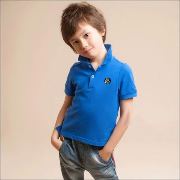 BOYS TEDDY BEAR LOGO PATCH POLO SHIRT WITH MINOR FAULT ( 2 YEARS TO 8 YEARS)