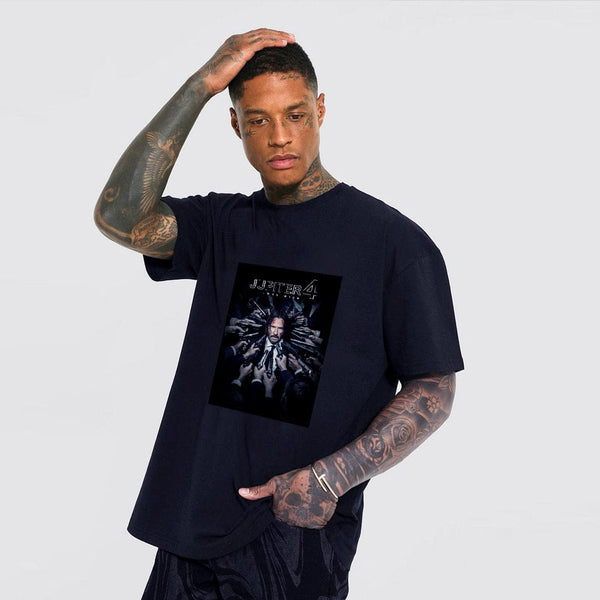 Jupiter Men's Oversized Off Shoulder Jupiter 4 Tee Shirt