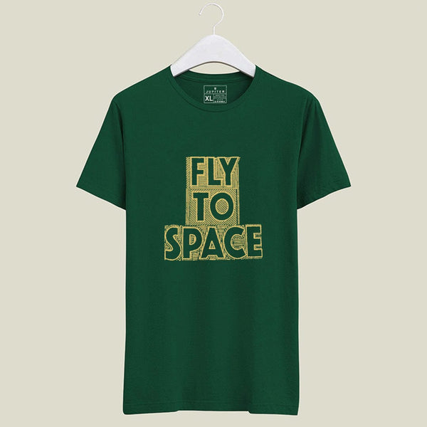 Jupiter Fly To Space Cotton Tee