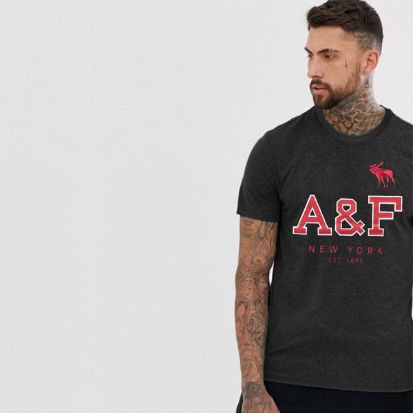 Crew Neck Muscle Fit Printed T-Shirt
