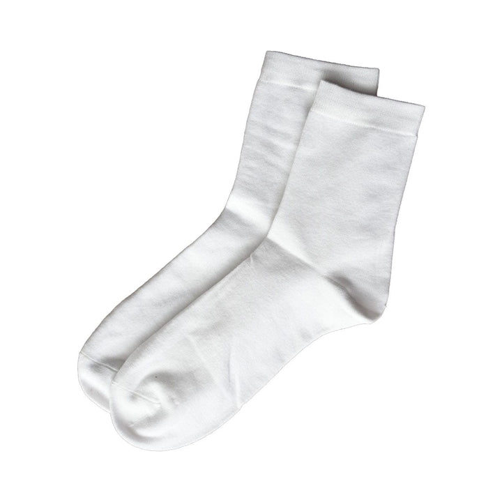 Haolaoban White Plain Socks - Deeds.pk