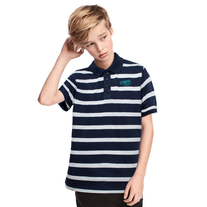 Boy's Striped Polo Shirt ( 2 YEARS TO 14 YEARS ) - Deeds.pk