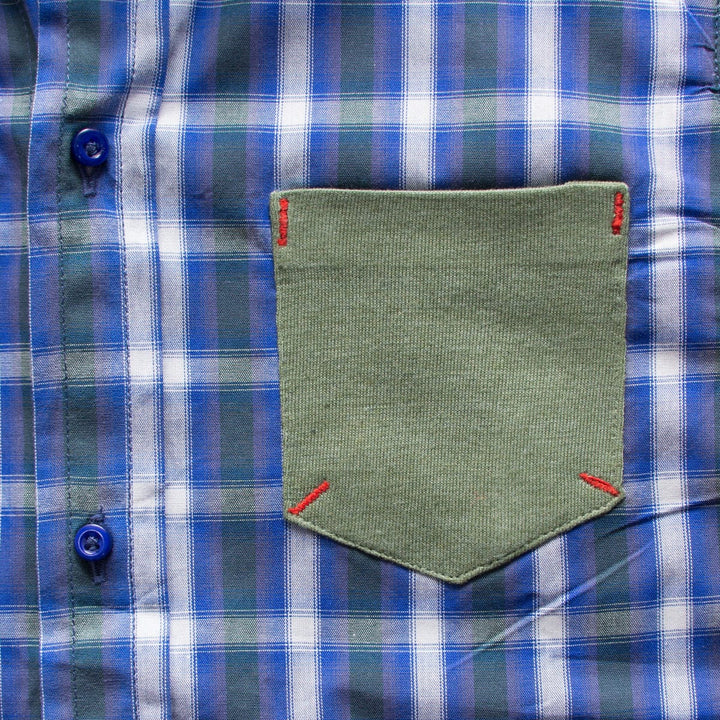 Funkys Boy's Blue Check Casual Shirt - Deeds.pk