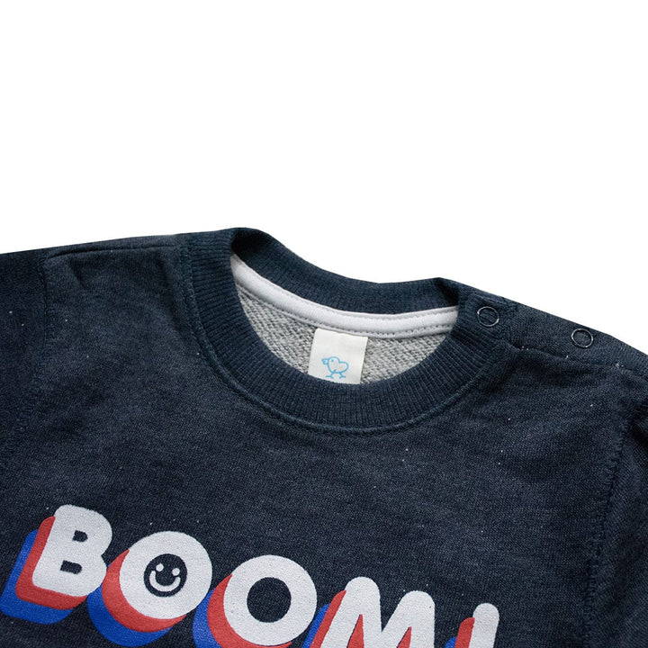 Baby Club Boom Printed Sweat Shirts ( 3 MONTHS TO 18 MONTHS ) - Deeds.pk