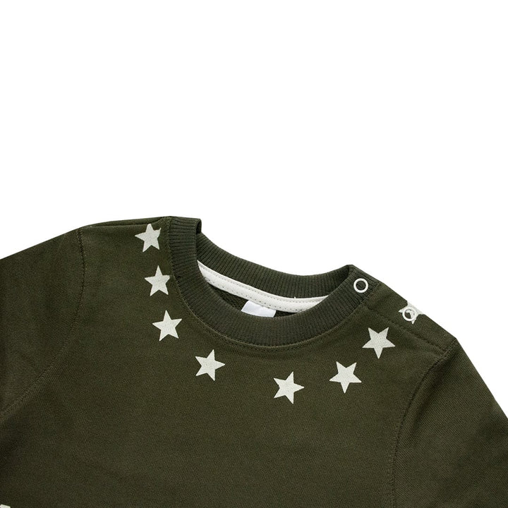 Baby Club Printed Sweat Shirt ( 3 MONTHS TO 18 MONTHS ) - Deeds.pk