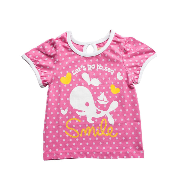 Kid's Multi Color Heart Shapes Top ( 6 MONTHS TO 1 YEARS ) - Deeds.pk
