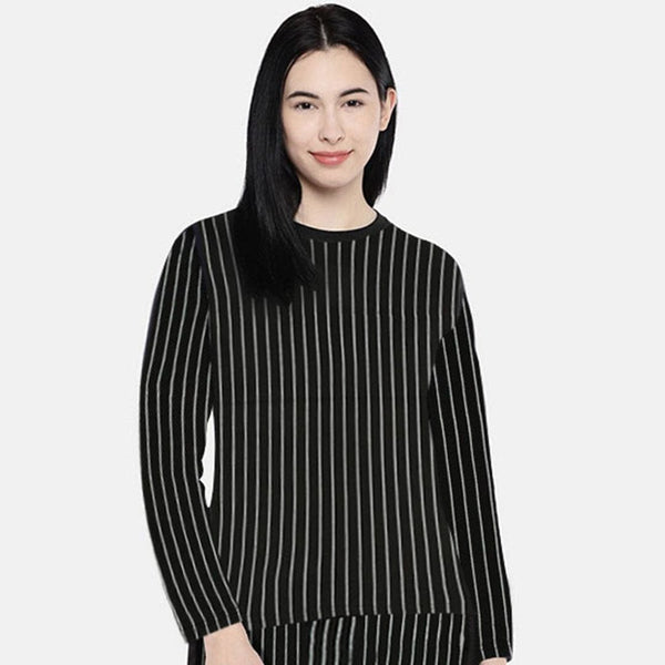 Funkys Printed Stripe WOMEN Full Sleeves Trackpair (with minor fault)