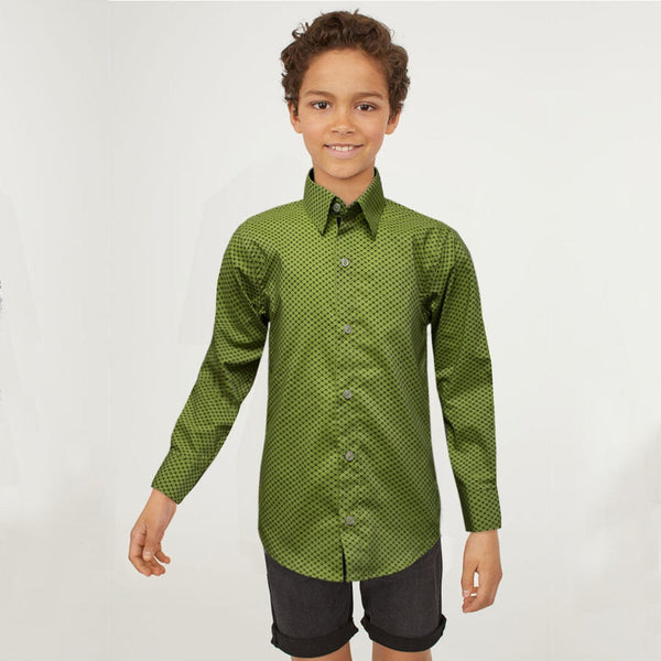 Funkys Boy's designer print Casual Shirt ( 3 YEARS TO 14 YEARS )