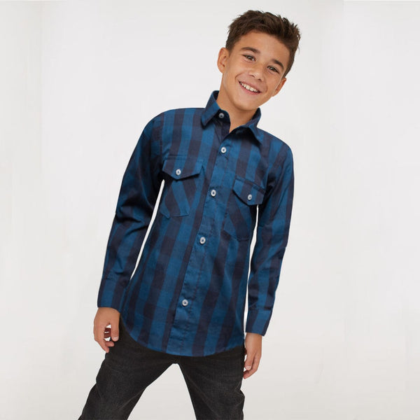 Funkys Boy's  Checkered Casual Shirt ( 3 YEARS TO 14 YEARS )
