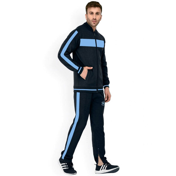 Funkys Gravity Show Contrast Panel Skyblue Track Suit