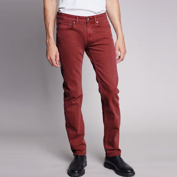 MAN Slim Straight Fit Florida Wine Denim - Deeds.pk